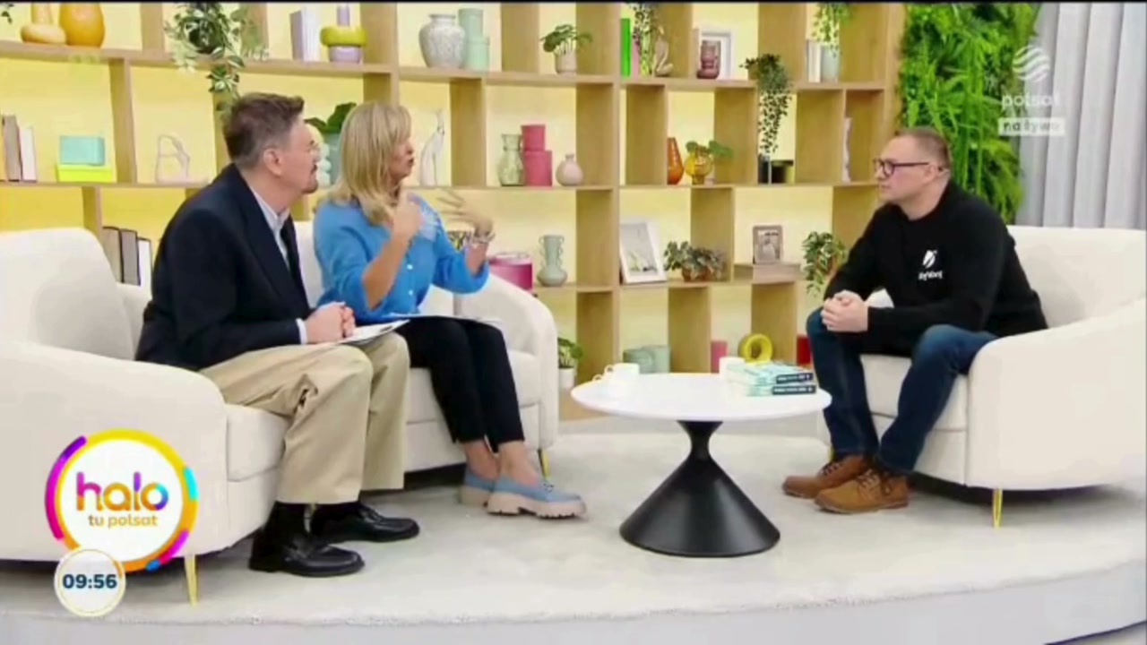 Krystian Nagaba w programie Halo tu Polsat